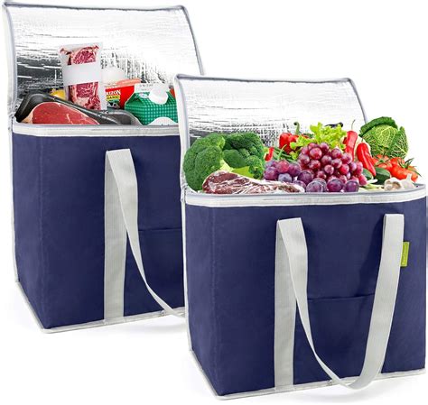 insulated tote bags for groceries.